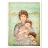 Image 1 : "Tatyana's Family" Limited Edition Lithograph (28" x 39.5") by Edna Hibel (1917-2014), Numbered and 