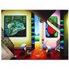 Image 1 : Ferjo, "W14Kh2334 A Short Rest" Original Painting on Canvas, Hand Signed with Letter of Authenticity