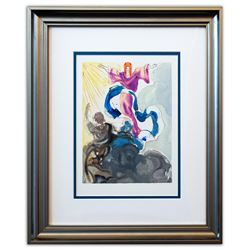 Salvador Dali- Original Color Woodcut on B.F.K. Rives Paper "Paradise 3"