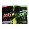 Image 1 : Steve Kaufman (1960-2010), "Hollywood" Hand Embellished Limited Edition Silkscreen on Canvas, TP Num
