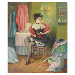 Taras Sidan- Original Oil on Canvas "Rebecca"