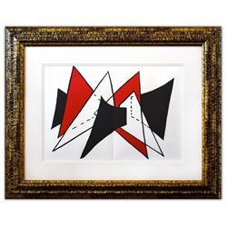 Alexander Calder- Lithograph "DLM141 - Triangles rouges"