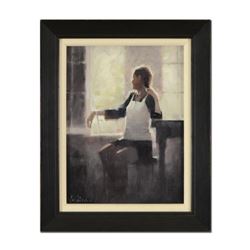 Vadim Zanginian, Framed Original Acrylic Painting on Board, Hand Signed with Letter of Authenticity.