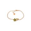 Image 1 : Genuine 0.87 ctw Citrine & Peridot Bracelet 14KT Rose Gold - REF-50A5K