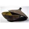 Image 2 : A FINE MIDDLE SEPIK CERAMIC PIGMENT DISH