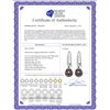 Image 2 : Genuine 8.18 ctw Pearl & Diamond Earrings 14KT Rose Gold - REF-37W6Y