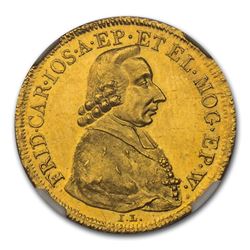 1795 German State Mainz IL/IA Gold Ducat MS-63 NGC