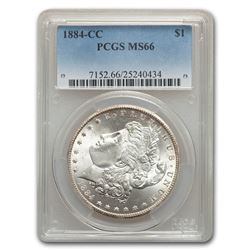 1884-CC Morgan Dollar MS-66 PCGS