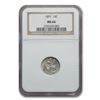 Image 1 : 1891 Liberty Seated Dime MS-66 NGC