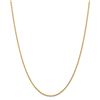 Image 1 : 14k Yellow Gold 2.00 mm Diamond Cut Quadruple Rope Chain - 26 in.