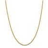 Image 1 : 10k Yellow Gold 2.75 mm Diamond-cut Rope Chain - 28 in.