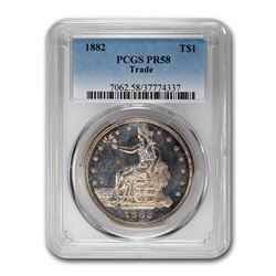 1882 Trade Dollar PR-58 PCGS