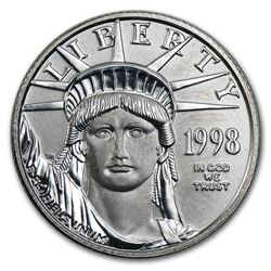 1998 1/4 oz Platinum American Eagle BU