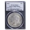 Image 1 : 1921 Peace Dollar MS-62 PCGS