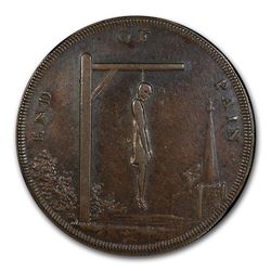 1793 Middlesex 1/2 Penny Conder Token AU-53 PCGS