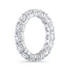 Image 3 : Natural 3.02 CTW Round Cut Diamond Eternity Band 14KT White Gold