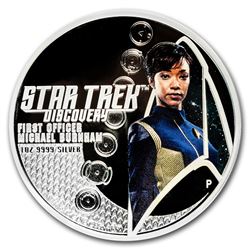 2018 Tuvalu Silver 2-Coin Star Trek U.S.S. Discovery NCC-1301 Set
