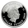 Image 2 : 2018 Tuvalu Silver 2-Coin Star Trek U.S.S. Discovery NCC-1301 Set