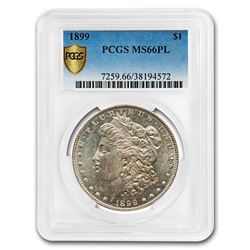 1899 Morgan Dollar MS-66 PL PCGS
