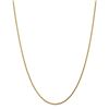 Image 1 : 14k Gold 1.75 mm Diamond Cut Rope w/Lobster Clasp Chain - 18 in.