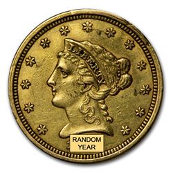 $2.50 Liberty Gold Quarter Eagle (Cleaned)