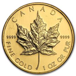 2008 Canada 1 oz Gold Maple Leaf BU