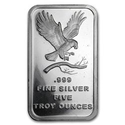 5 oz Silver Bar - SilverTowne Eagle