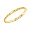 Image 1 : Natural 0.37 CTW Yellow Diamond Eternity Ring 18KT Yellow Gold