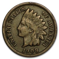 1908-S Indian Head Cent Fine