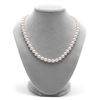 Image 2 : White Akoya Pearl Necklace, 7.5-8.0mm