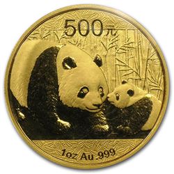 2011 China 1 oz Gold Panda BU (Sealed)