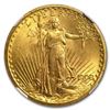 Image 2 : $20 Saint-Gaudens Gold Double Eagle MS-64 NGC (Random)