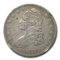 1834 Capped Bust Half Dollar VF-35 NGC