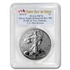 Image 1 : 2019-W 1 oz Silver Eagle Enhanced Reverse Proof PR-70 PCGS (FD)