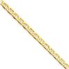 Image 1 : 14k Yellow Gold 3.20 mm Anchor Chain Bracelet - 10 in.