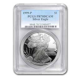 1999-P Proof Silver American Eagle PR-70 PCGS