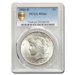 1926-D Peace Dollar MS-66 PCGS