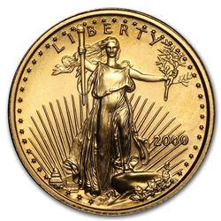 2000 1/10 oz Gold American Eagle BU