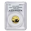 Image 1 : 2012 China 1/4 oz Gold Panda MS-70 PCGS