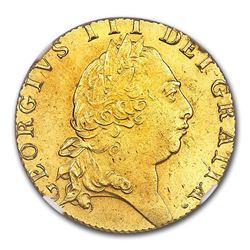 1793 Great Britain Gold Guinea George III MS-63 NGC