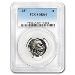 1937 Buffalo Nickel MS-66 PCGS