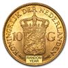 Image 1 : Netherlands Gold 10 Guilders Average Circ