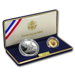 1997-S Two-Coin Commemorative Jackie Robinson Proof Set