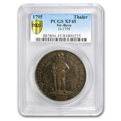 1795 Switzerland Bern Canton Thaler XF-45 PCGS