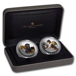 2018 Australia 2-Coin Silver Wealth & Wisdom Dog Proof Set