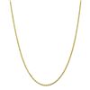 Image 2 : 10k Yellow Gold 2 mm Diamond-cut Rope Chain - 28 in.