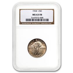 1924 Standing Liberty Quarter MS-63 NGC (FH)