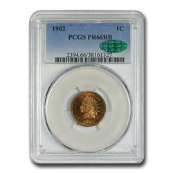 1902 Indian Head Cent PR-66 PCGS (Red/Brown)