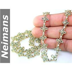 USGL Certified Fine 11.00 ct Peridot Bracelet 14kt Gold