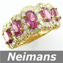 Certified .75 ct Amethyst & Diamond Earrings 14kt Gold